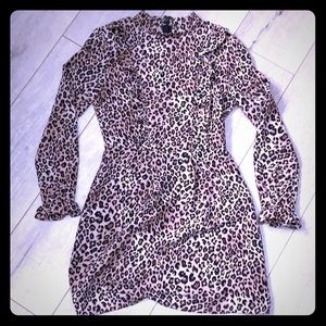 Leopard Topshop dress